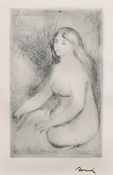 Baigneuse assise, 1897